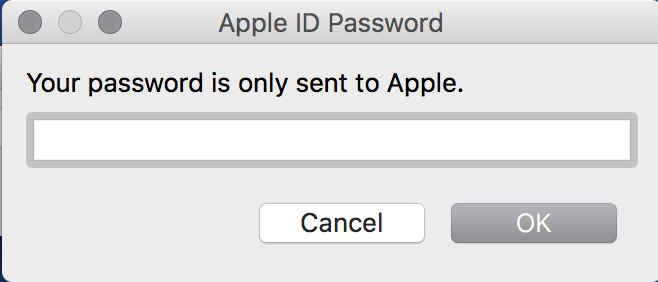 Masukkan Apple ID